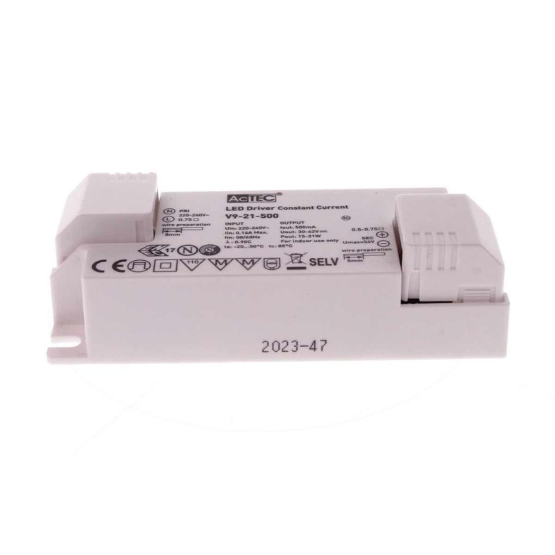 Led Driver CC Corrente Costante 500mA 30V-42VDC Per Alimentare Led Max 21W