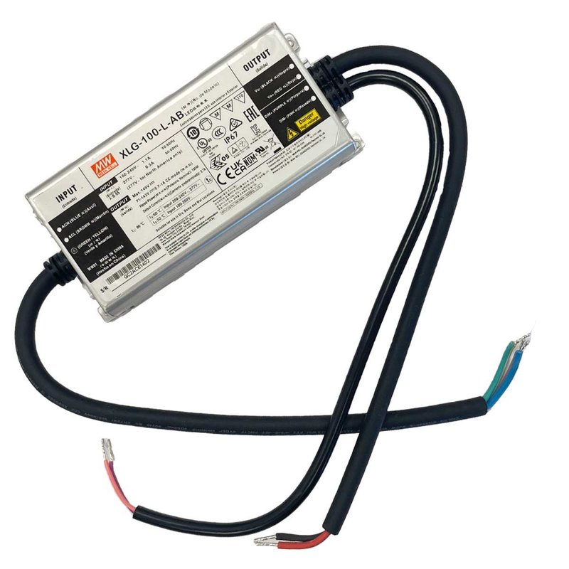 MeanWell XLG-100-L-AB Led Driver Corrente Costante 700mA 71-142V 100W IP67 Dimmerabile 3 In 1