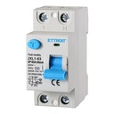 ETTROIT Interruttore Differenziale Puro 2P 63A 6kA 30mA 220V Salvavita Differenziale Occupa 2 Moduli DIN