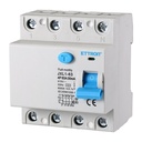 ETTROIT Interruttore Differenziale Puro 4P 63A 6kA 30mA 380V Salvavita Differenziale Occupa 4 Moduli DIN