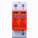 ETTROIT Scaricatore Di Sovratensione 220V T1+T2 B+C 2P 275V 8KA 25KA Occupa 2 Moduli DIN