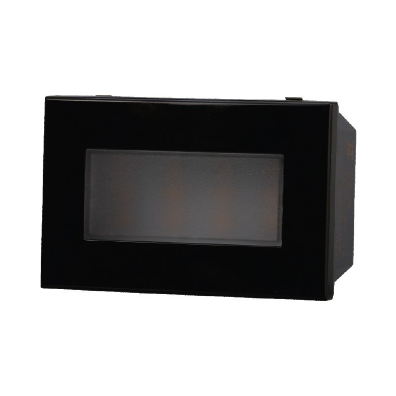 ETTROIT Lampada Led Segnapasso 3P 220V Nero 3000K Compatibile Con Bticino Axolute