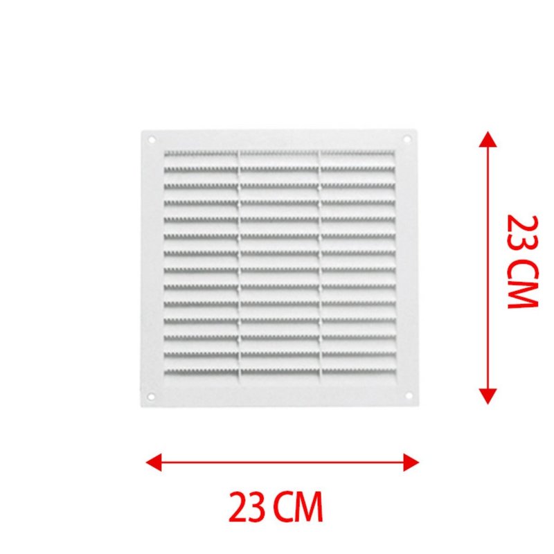 Griglia di Ventilazione Quadrata 230X230mm Griglia Aerazione In Plastica Made In Italy