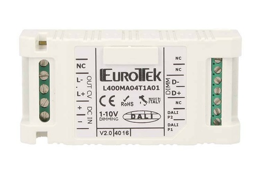 [NL-DALI-CV] Newlab Led Dimmer Monocanale PWM 12A Controllato Da Pulsante N.O. 0-10V 1-10V Dali Potenziometro