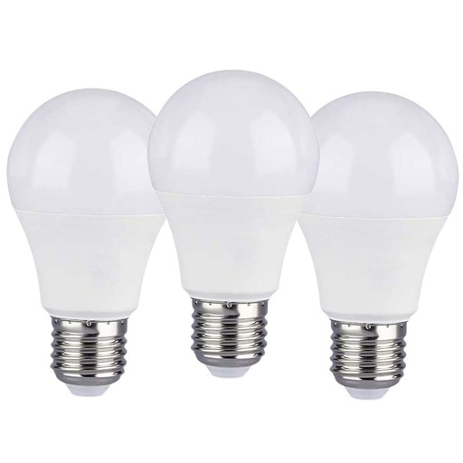 [LC2711X3C] 3 PZ Lampada Led E27 A60 11W Bianco Caldo 2700K Bulbo Sfera 1055 Lumen SKU-7352