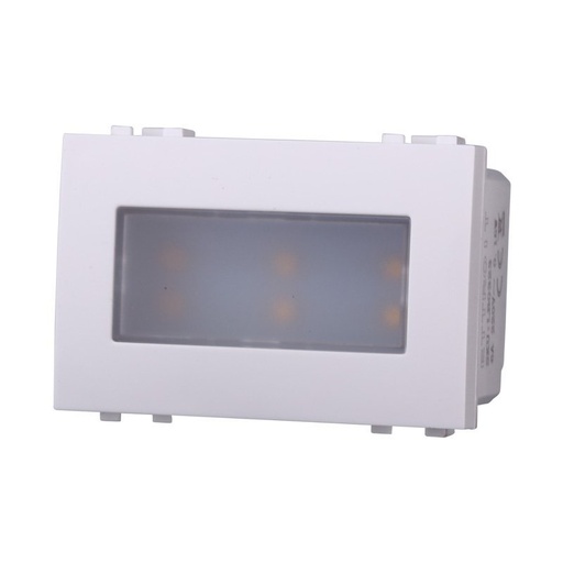 [BLB0323] ETTROIT Lampada Led Segnapasso 3P 220V Bianco 3000K Compatibile Con Bticino Living Light