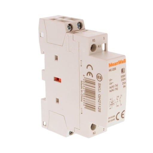 [GH21125] Contattore Modulare AC 2P 1M  1NO+1NC 25A AC 230V IP20 IEC61095 / IEC60947-4-1