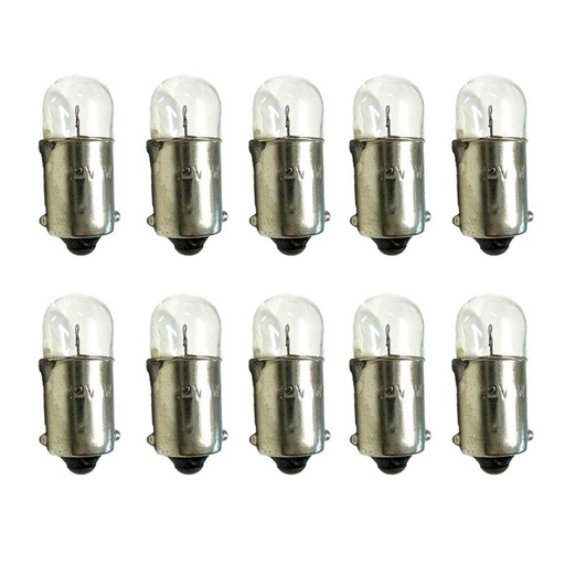 [LA1204] 10 Pezzi Lampada Alogena BA9S 12V 4W T4W