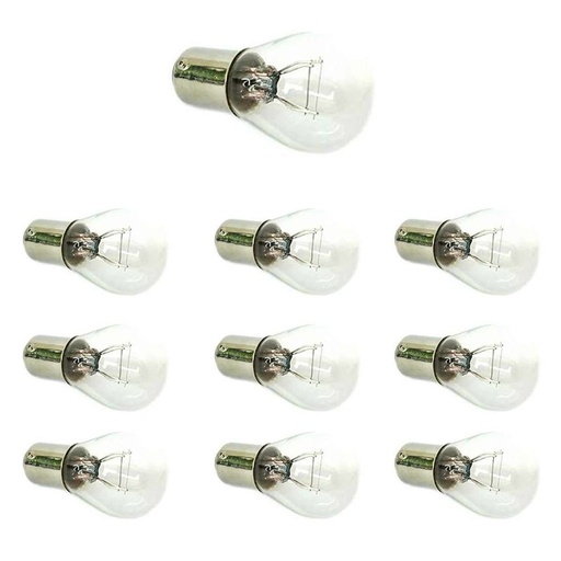 [LA2423] 10 Pezzi Lampada Alogena S25 BAY15D P21/5W 24V 21/5W