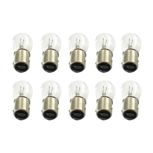 [LA1226] 10 Pezzi Lampada Alogena S25 P21/4W BAZ15D Asimmetrica 12V 21/4W