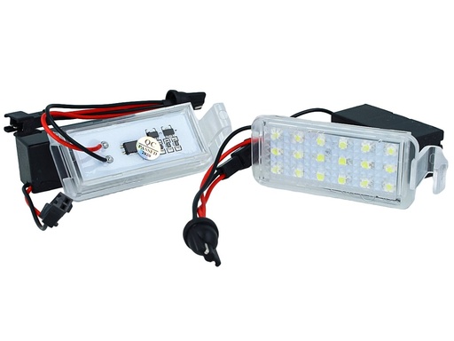 [LE5921] Kit Luci Targa Led Ford Falcon Fiat 500X Bianco Resistenza Inclusa No Errore Canbus