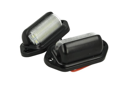 [LE6002] Kit Luci Targa Led Universale 12V 2W Lampada Ingombro Luci Targa Per Moto Auto Rimorchio Furgone Barca Omologato CE E8