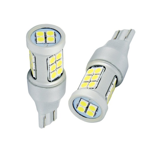 [LSD9312] Lampada Led T15 W16W Canbus 12V 24V 12W No Polarita 900 Lumen 360 Gradi