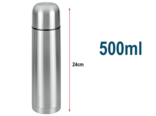 [ED207523] Thermos Bottiglia Borraccia Termica 500ml In Acciaio Inox Per Bevande Calde e Fredde