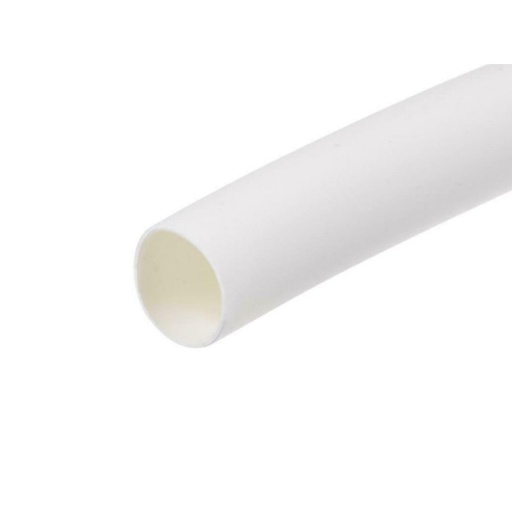 [AS100105] 1 Metro Tubo Guaina Termorestringente Diametro 5mm Colore Bianco