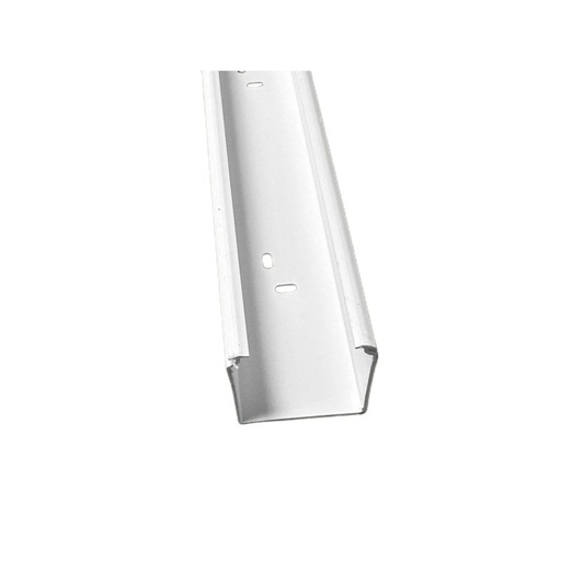 [FG18308] 2 Metri Canaline Passacavi 1 Scomparto 40X40mm Bianco Coperchio Incluso FAEG FG18308