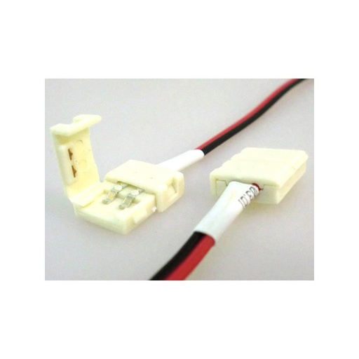 [CL0857] 4 PZ Connettore 8mm Per Chiudere Striscia Led Smd 3528 Senza Saldare