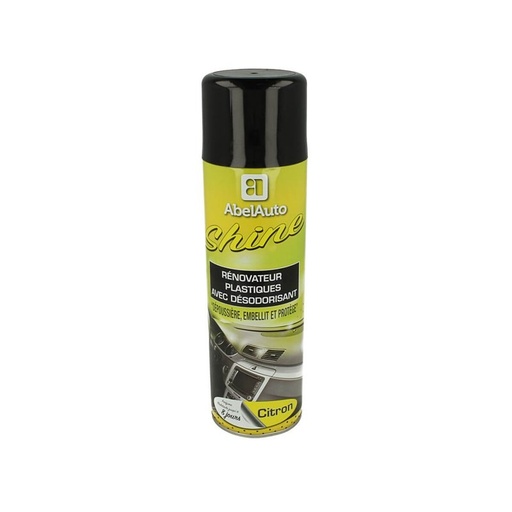 [A278168] ABEL Auto SHINE Lucida Cruscotto Rinnovatore Plastiche Interne Con Deodorante Limone Fragranza Lunga Durata 8 Giorni 500ml