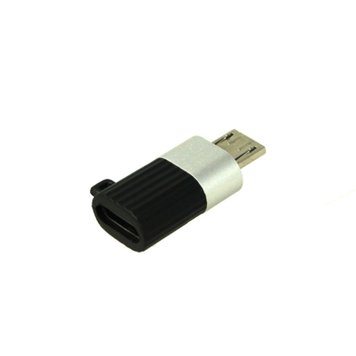 [VH809514] Adattatore Da USB Type C Femmina a Micro USB Maschio Con Portachiave Incluso