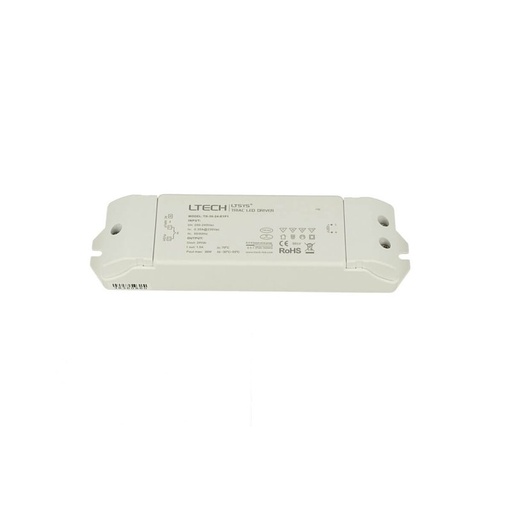 [CD2036] Alimentatore Dimmerabile CV 24V 36W Triac ELV Pulsante N.O. 3 In 1 Varialuce Su 220V