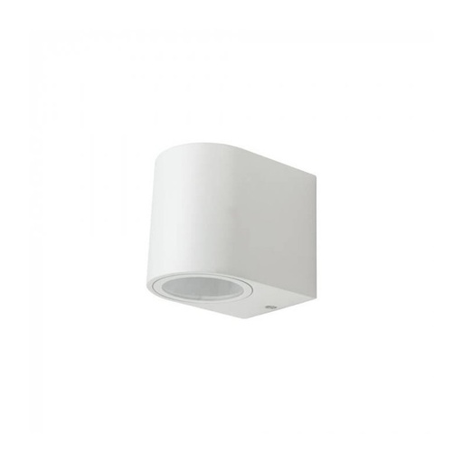 [LD9108] Applique Lampada Da Parete Circolare Attacco GU10 IP44 Carcassa Bianca Illuminazione Da Un Lato SKU-7540