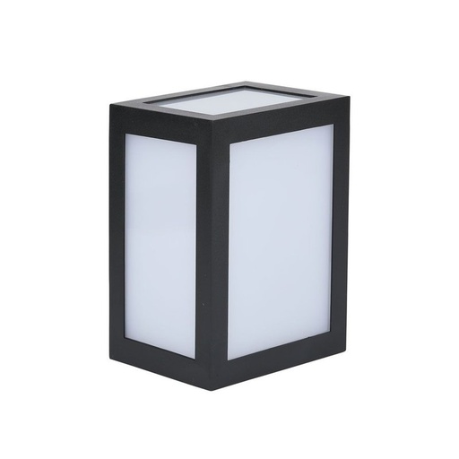 [LD8341F] Applique Lampada Led Da Muro Parete a Lanterna 12W 6400K Carcassa Nera IP65 360 Gradi SKU-8342