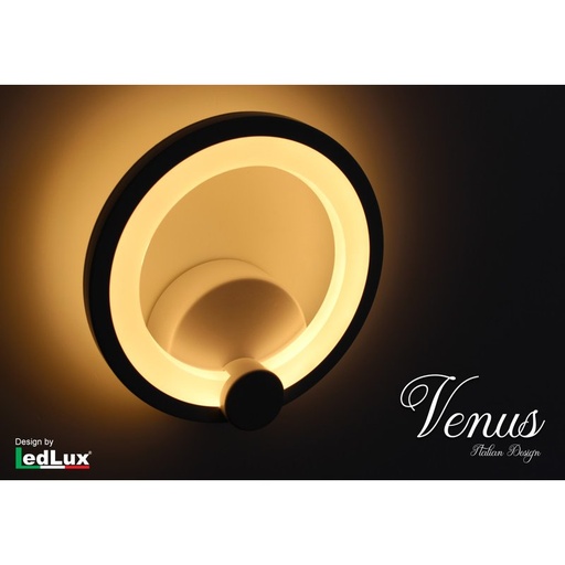 [LD8816C] Applique Led Da Parete Modello Venus Italian Design Moderna 10W Bianco Caldo