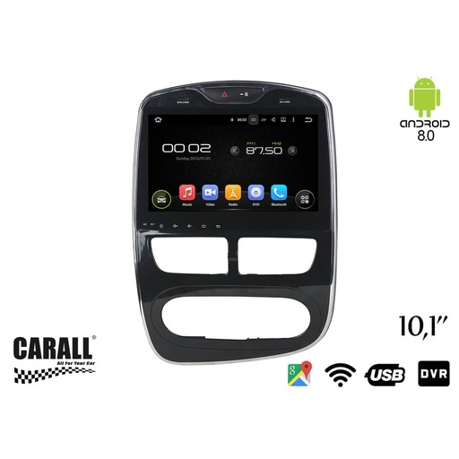 [KD1095] Autoradio Android 8,0 Renault Clio GPS DVD USB SD WI-FI Bluetooth Navigatore