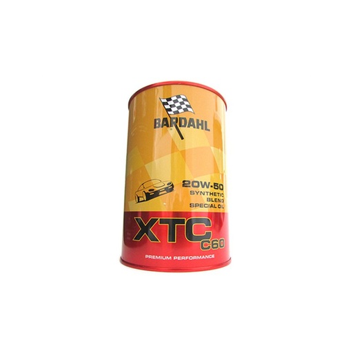 [B313039] BARDAHL XTC C60 SAE 20W50 Lubrificanti Auto Olio Motore Benzina Diesel 1 LT