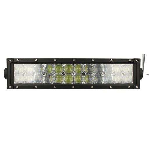 [FS5072] Barra Led 72W 341mm 9V-60V Doppia Fila 24X3W Lente Combo IP67 Per Fuoristrada Jeep SUV Camper