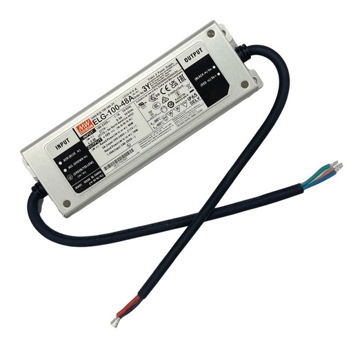 [MW-ELG-100-48A-3Y] MeanWell ELG-100-48A-3Y Alimentatore IP67 96W 48V 2A Input 220V e 110V