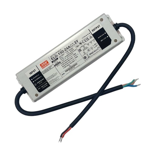 [MW-ELG-150-24A-3Y] MeanWell ELG-150-24A-3Y Alimentatore IP65 150W 24V 6,25A Input 220V e 110V