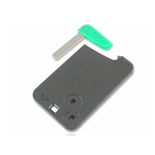 [I9RE1001] Chiave Telecomando Completa Smart key Card per Renault Vel Satis (2002-2005) Laguna 2 (2002-2008) Espace (2002-2010) Transponder 46 PCF7947/434MHz  Ask 2 Tasti VA2