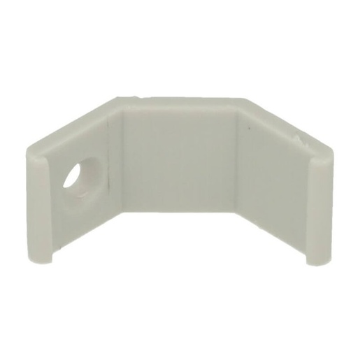 [BA3188] Clip Guida Gancio Plastica Per Fissaggio Profilato Alluminio Angolare Spesso Curva 45 Gradi BA3109