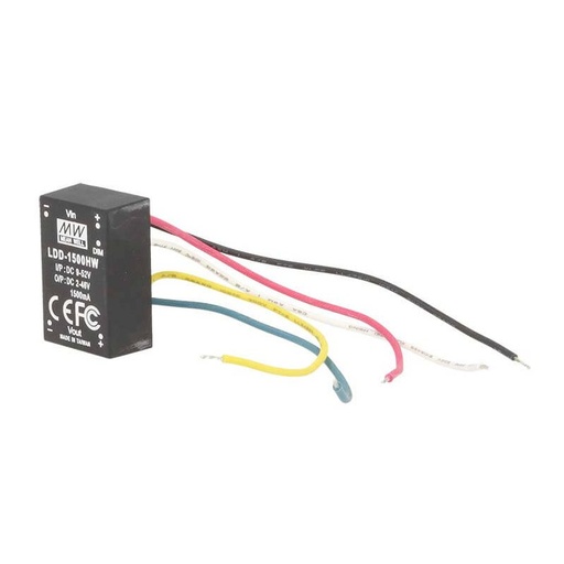 [MW-LDD-1500HW] DC/DC Step Down Converter Meanwell LDD-1500HW 1500mA da DC9-56V a DC2-46V