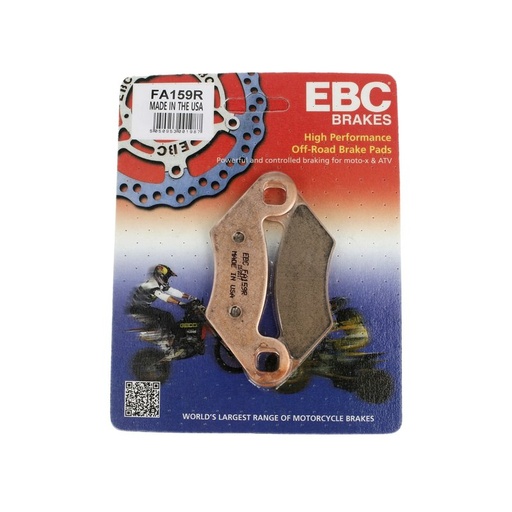 [HR1415900] EBC Brakes Pastiglie Moto R Polaris Tutti Anteriori FA159R 642ATS 716ATS Per Quadzilla Made In USA