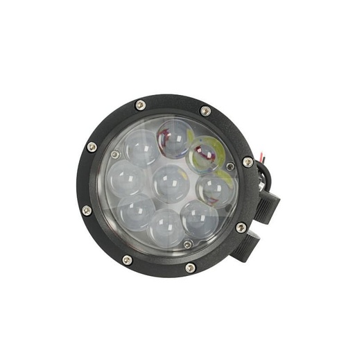 [FS1501] Fanale Led Rotondo Supplementare Ausiliario 45W 12V 24V 36V 48V 60V Faro Da Lavoro Di Profondita Per Jeep Camion Tir Barca Super Luminoso