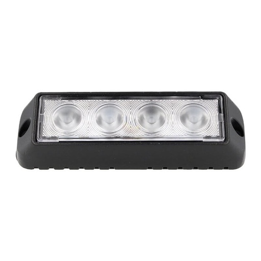 [FS0012] Fanale Luci Diurne A Led DRL Work Light Faro Da Lavoro 12V 24V 12W (4X3W) IP67 Bianco