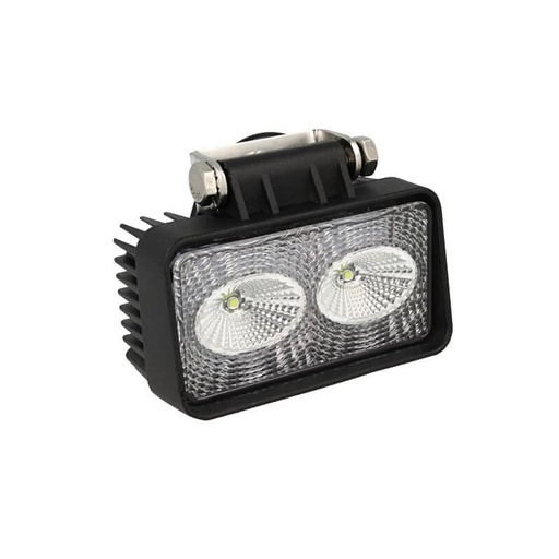 [FS4220] Fanale Rettangolare Luci Diurne A Led DRL Work Light Faro Da Lavoro 12V 24V 20W (2X10W) Cree IP67 Bianco