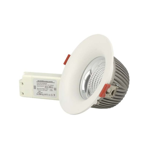 [FP0415N] Faretto Led Da Incasso 15W Bianco Neutro 120mm 60 Gradi