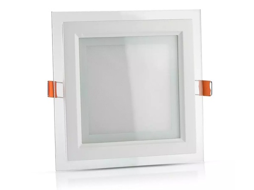 [LB4181C] Faretto Led Da Incasso Quadrato 18W Bianco Caldo Con Vetro Moderno Design Illuminazione Bagno Soggiorno SKU-4746