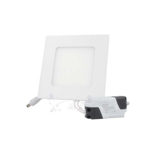 [FP4106C] Faretto Pannello Led Da Incasso Quadrato 6W Bianco Caldo 120x120mm SKU-4863