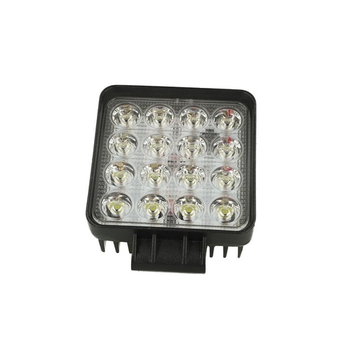 [FS4344] Faro Led Supplementare Profondita 12V 24V 36V 48V 60V 48W Quadrato Super Luminoso Angolo Stretto