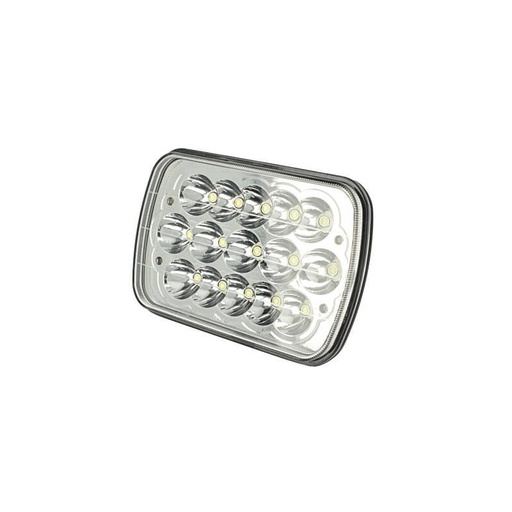 [FS0312] Faro Led Truck Headlight Rettangolare 7 Pollici 45W 12V 24V Per Camion Bi-Luce H4 Anabbagliante Abbagliante