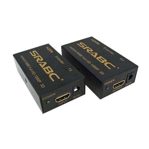 [CM-05024] HDMI Extender 1080P 3D 60m Cavo Di Rete LAN Ethernet CAT5e CAT6