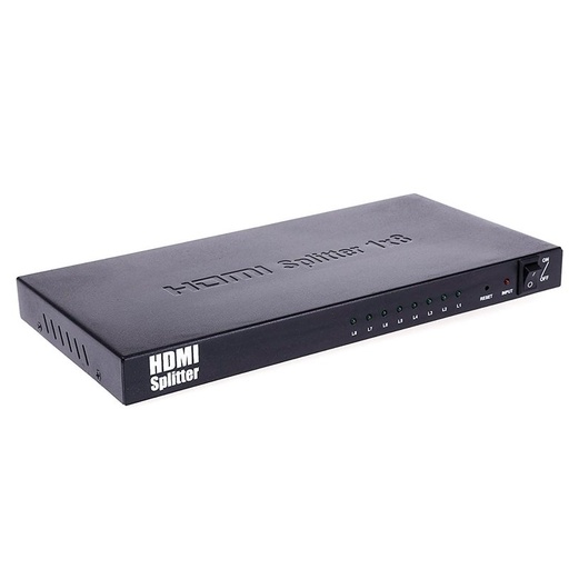 [CM-04677] HDMI Splitter Sdoppiatore 8 Porte HDMI Full HD 1080P 3D