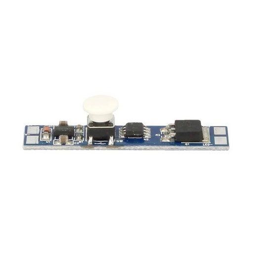 [CL2294] Interruttore On Off Dimmer Con Bottone Memoria 12V 24V 8A Per Profilato Alluminio