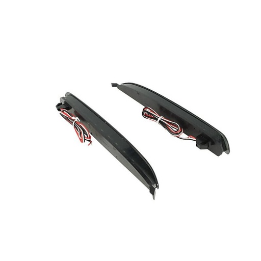 [LY0142] Kit 2 Fanali Posteriori A Led Nero Fume Per Mazda 6 Atenza GG Rear Bumper Reflector Tail Brake Light