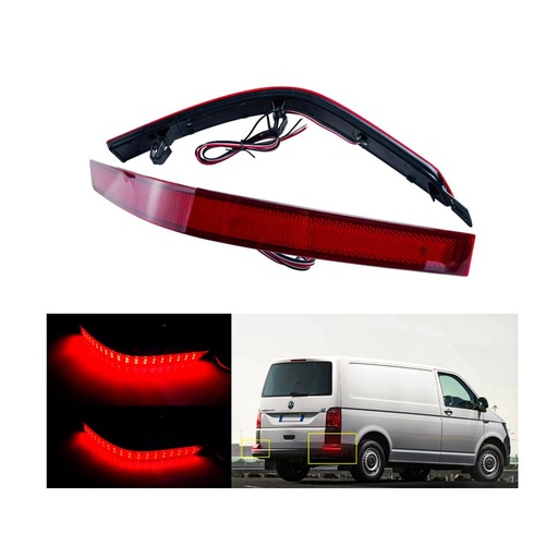 [LY1091] Kit 2 Fanali Posteriori A Led Rosso Per VW Multivan T5 Caravelle Transporter T6 OEM 7E0945105D