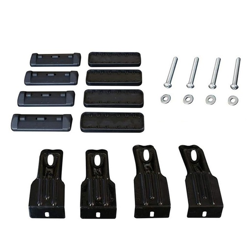 [ME000964] Kit di fissaggio per Barre Portatutto da Tetto Delta/Omega per Auto Modello 000096400000 KIT02 Made in Italy